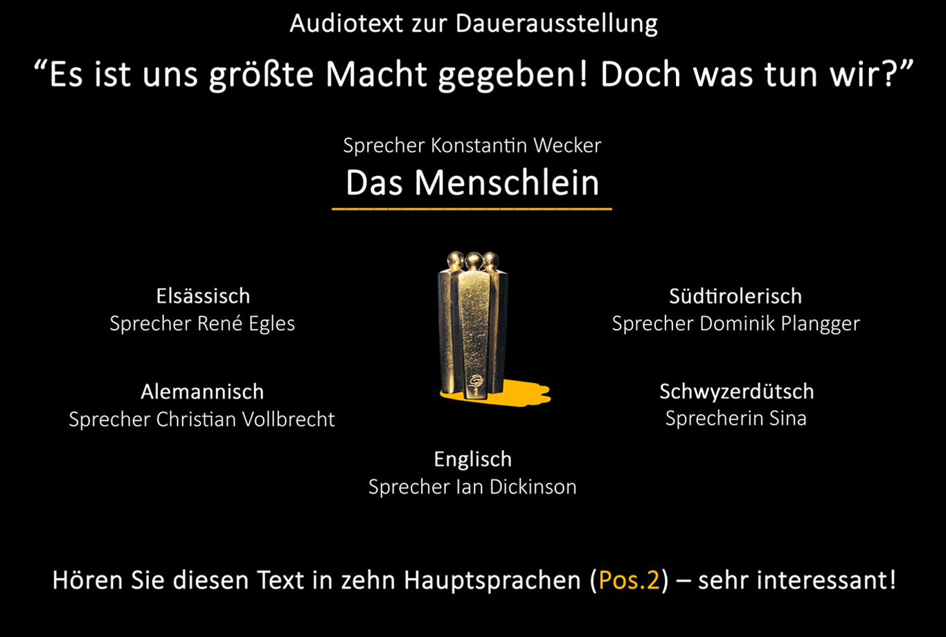 MENSCHLEIN&reg; - an original part of GROMZIG SCULPTURES